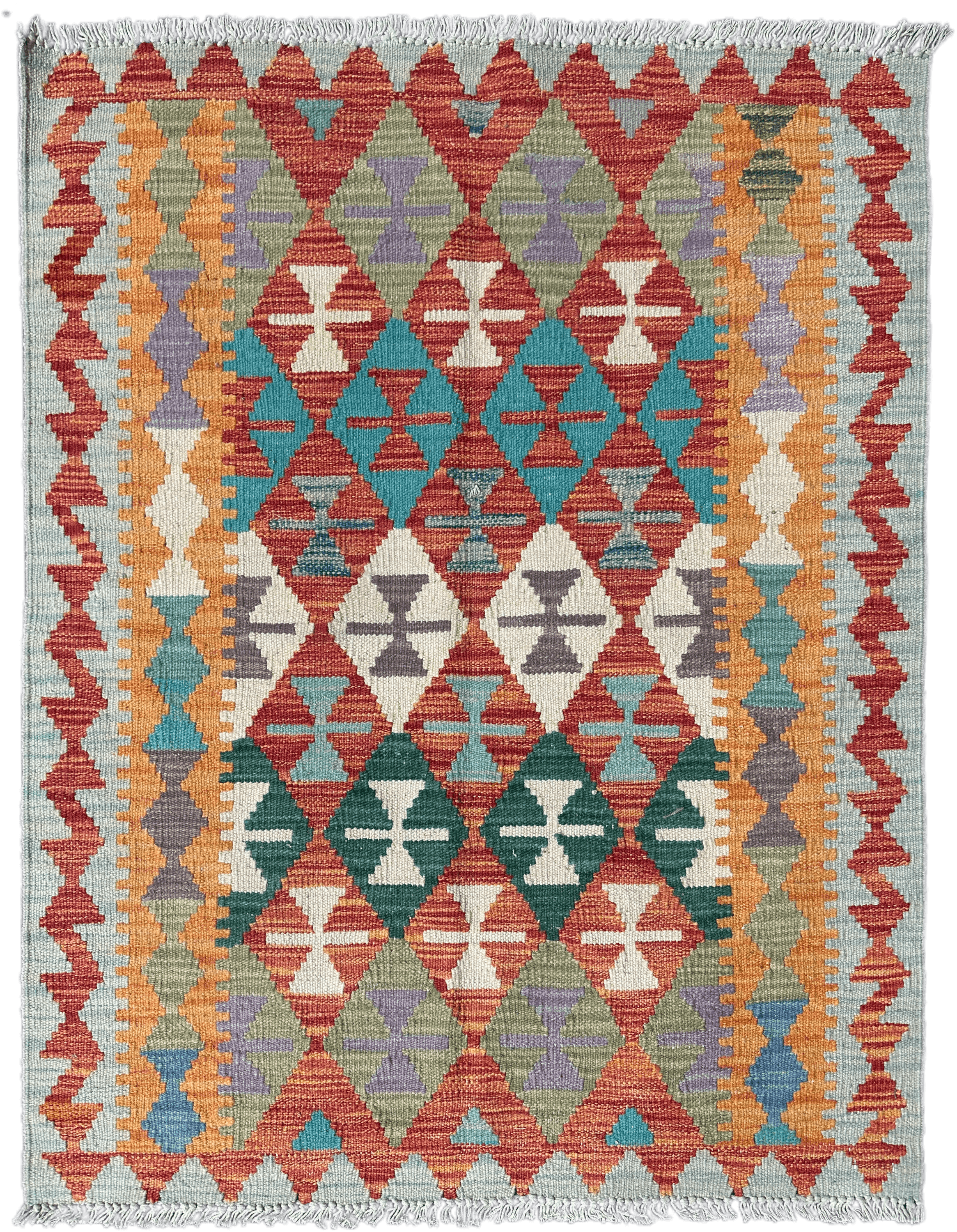 Chobi Kilim Rug - 118 cm x 77 cm
