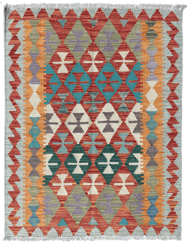 Chobi Kilim Rug - 118 cm x 77 cm