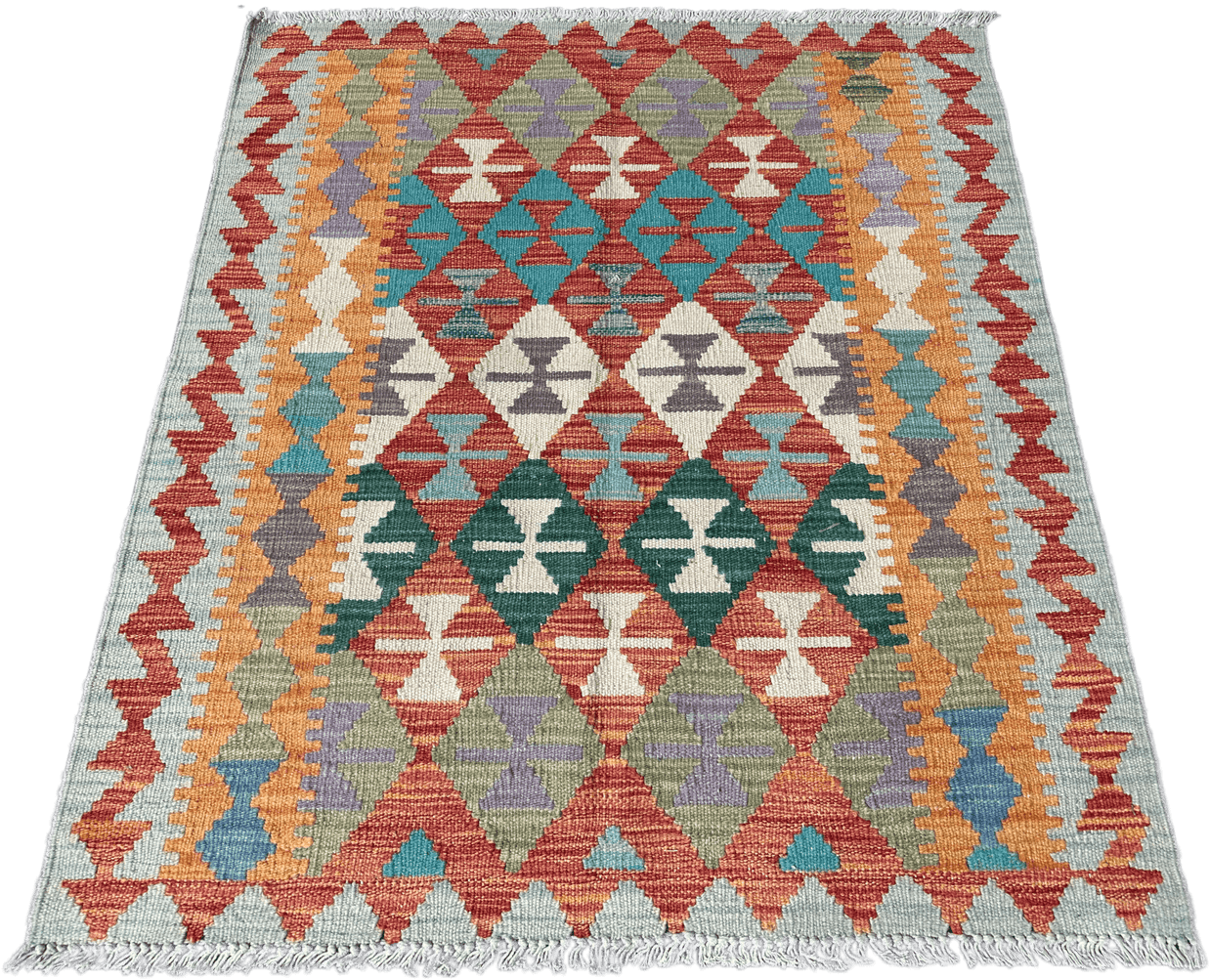 Chobi Kilim Rug - 118 cm x 77 cm