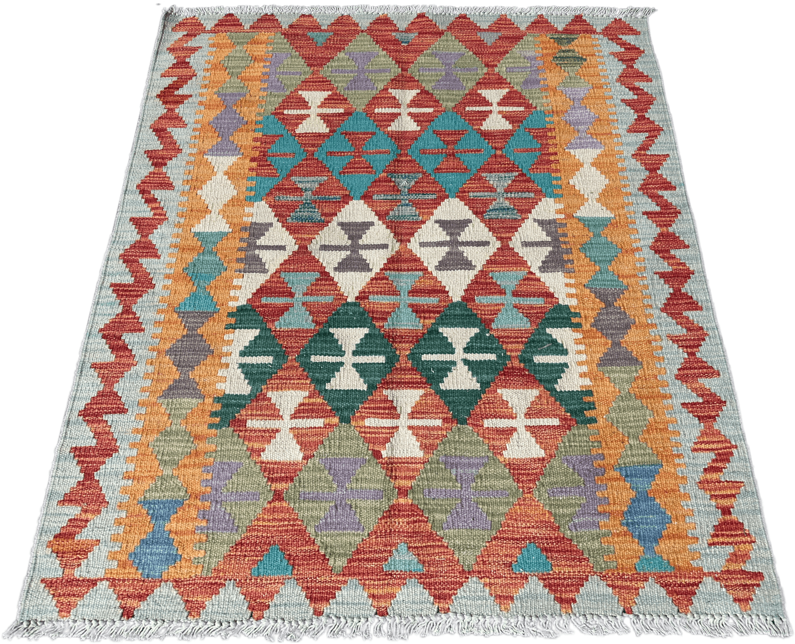 Chobi Kilim Rug - 118 cm x 77 cm