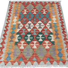 Chobi Kilim Rug - 118 cm x 77 cm