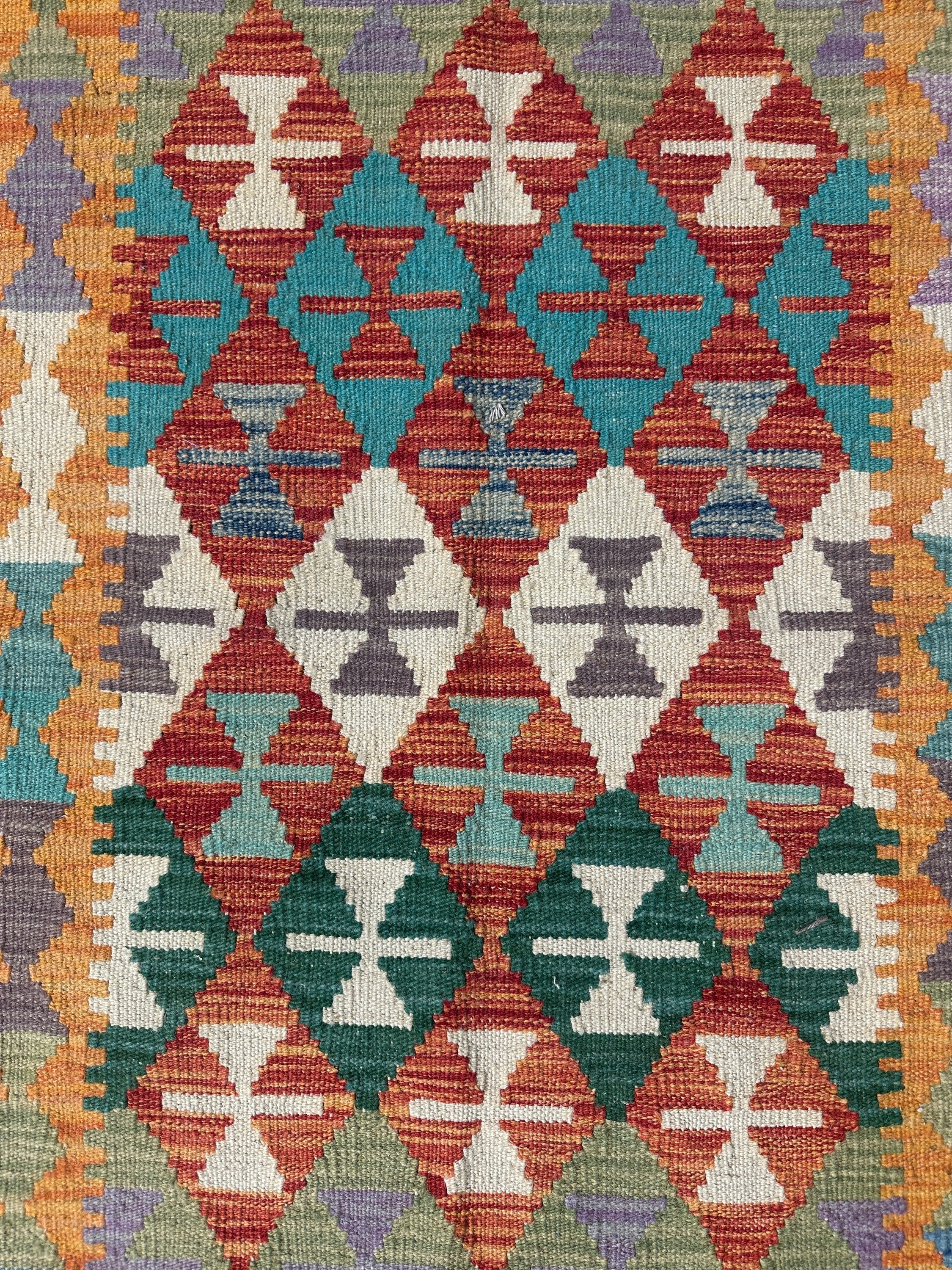 Chobi Kilim Rug - 118 cm x 77 cm