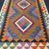 Chobi Kilim Rug - 116 cm x 84 cm