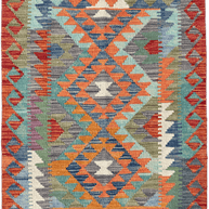 Chobi Kilim Rug - 124 cm x 88 cm