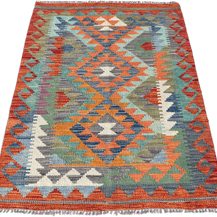 Chobi Kilim Rug - 124 cm x 88 cm