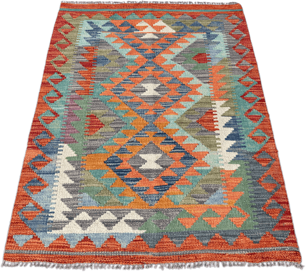 Chobi Kilim Rug - 124 cm x 88 cm