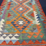 Chobi Kilim Rug - 124 cm x 88 cm