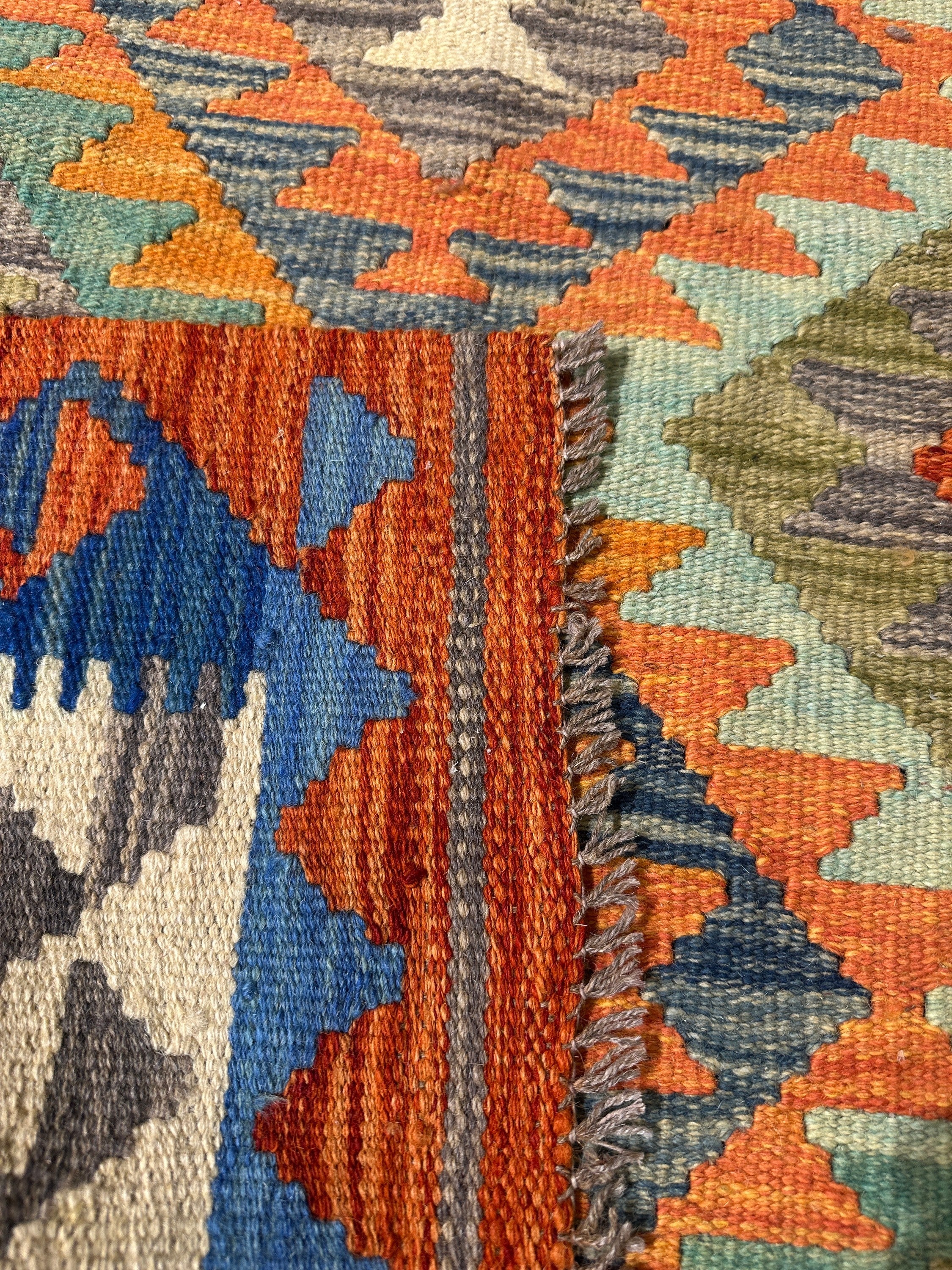 Chobi Kilim Rug - 124 cm x 88 cm