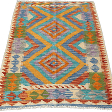 Chobi Kilim Rug - 118 cm x 88 cm