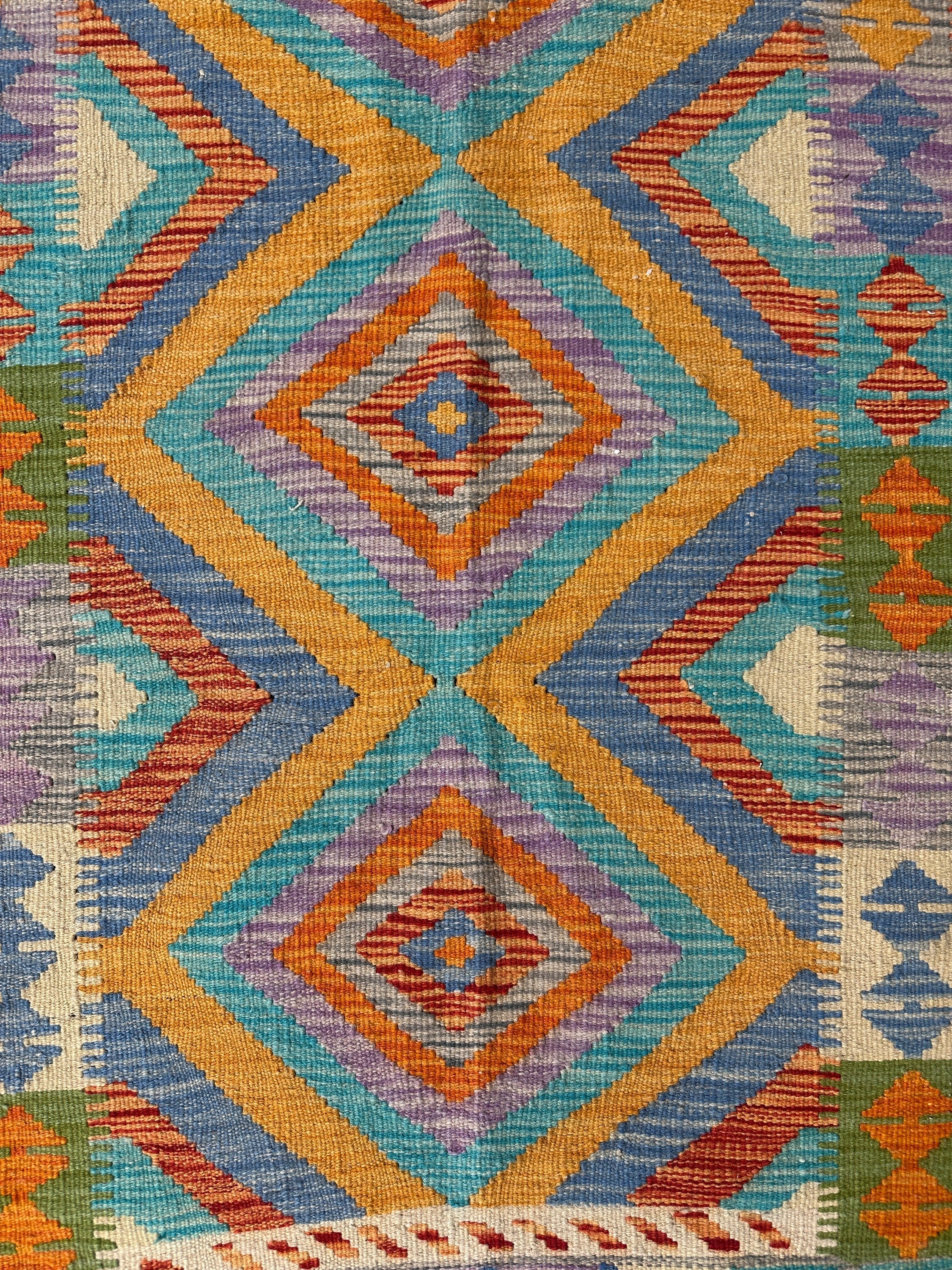 Chobi Kilim Rug - 118 cm x 88 cm