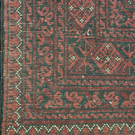 Afghan Turokman 100% Pure Wool pile Hand Knotted Rug From Afghanistan