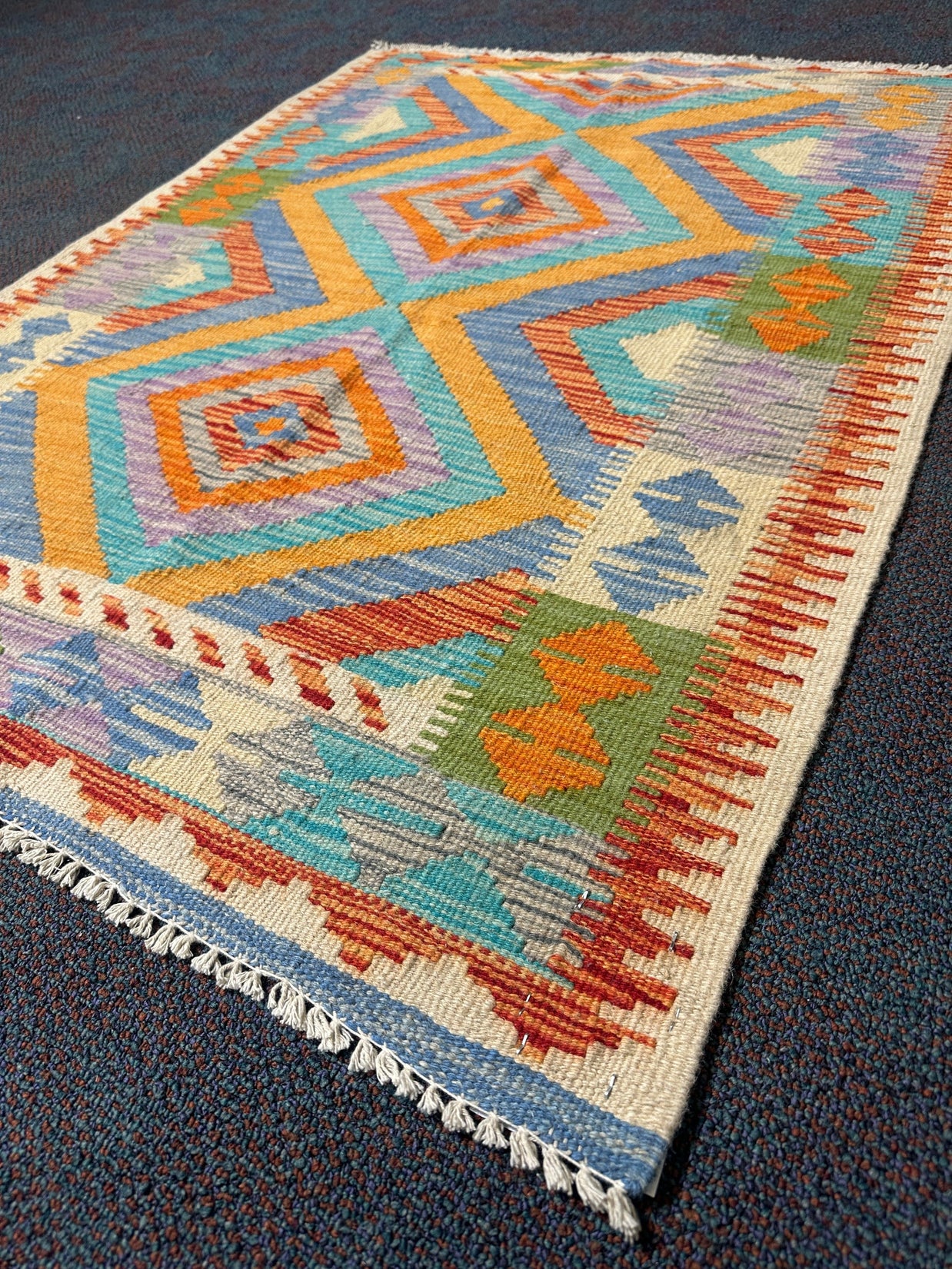 Chobi Kilim Rug - 118 cm x 88 cm