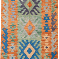 Chobi Kilim Rug - 128 cm x 81 cm
