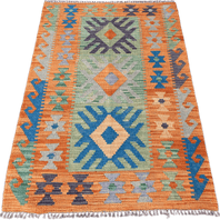 Chobi Kilim Rug - 128 cm x 81 cm