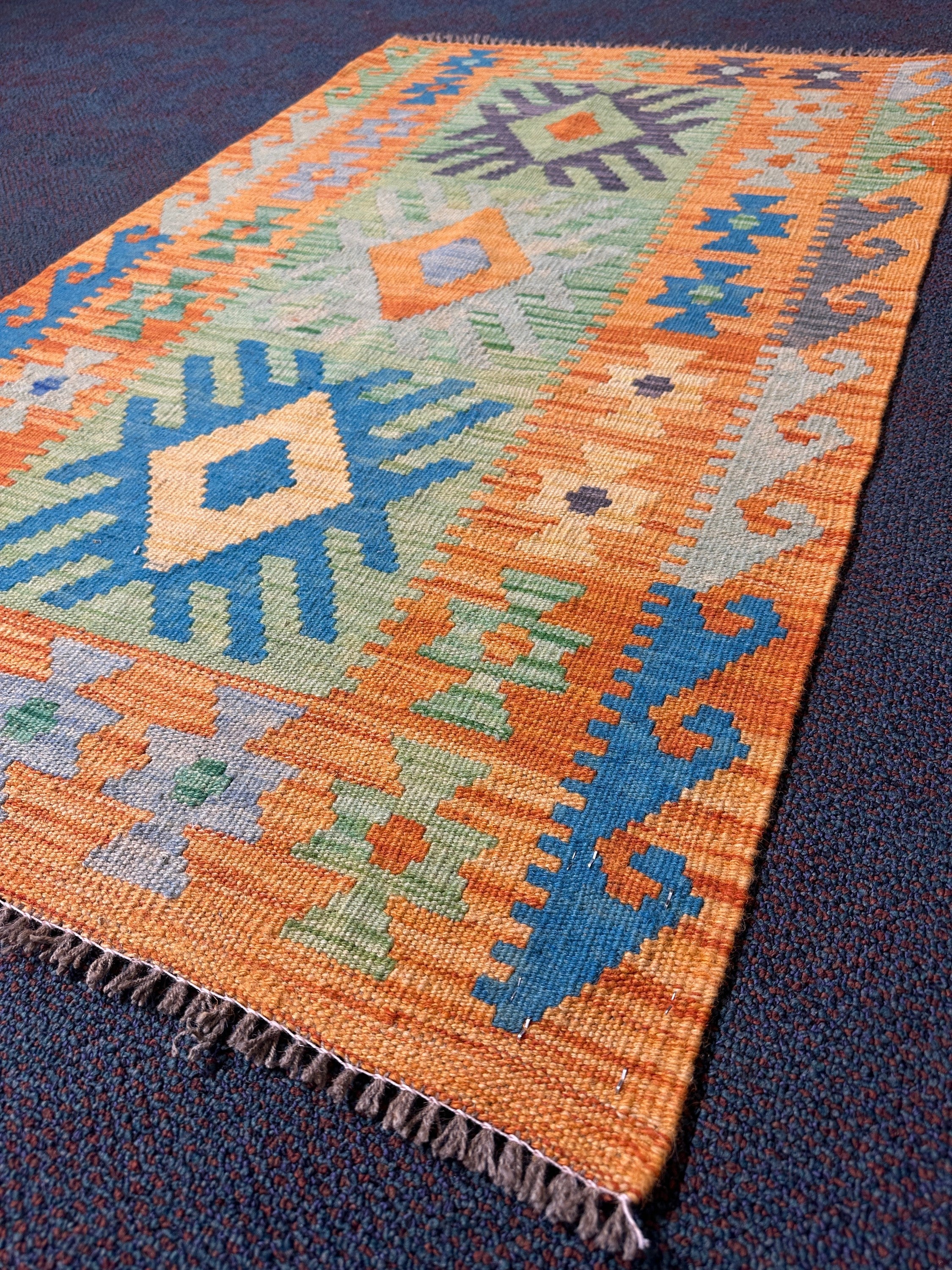 Chobi Kilim Rug - 128 cm x 81 cm