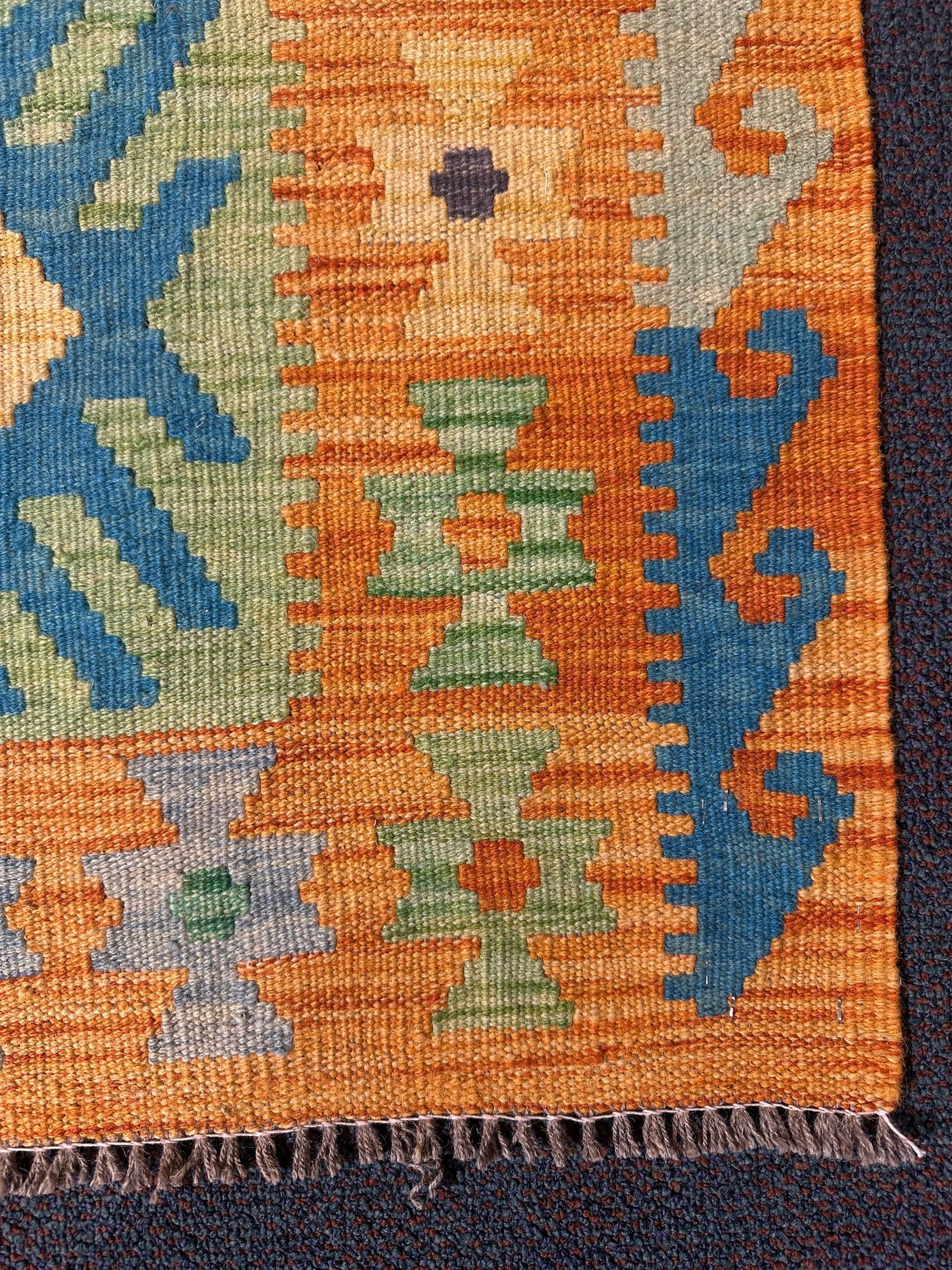 Chobi Kilim Rug - 128 cm x 81 cm