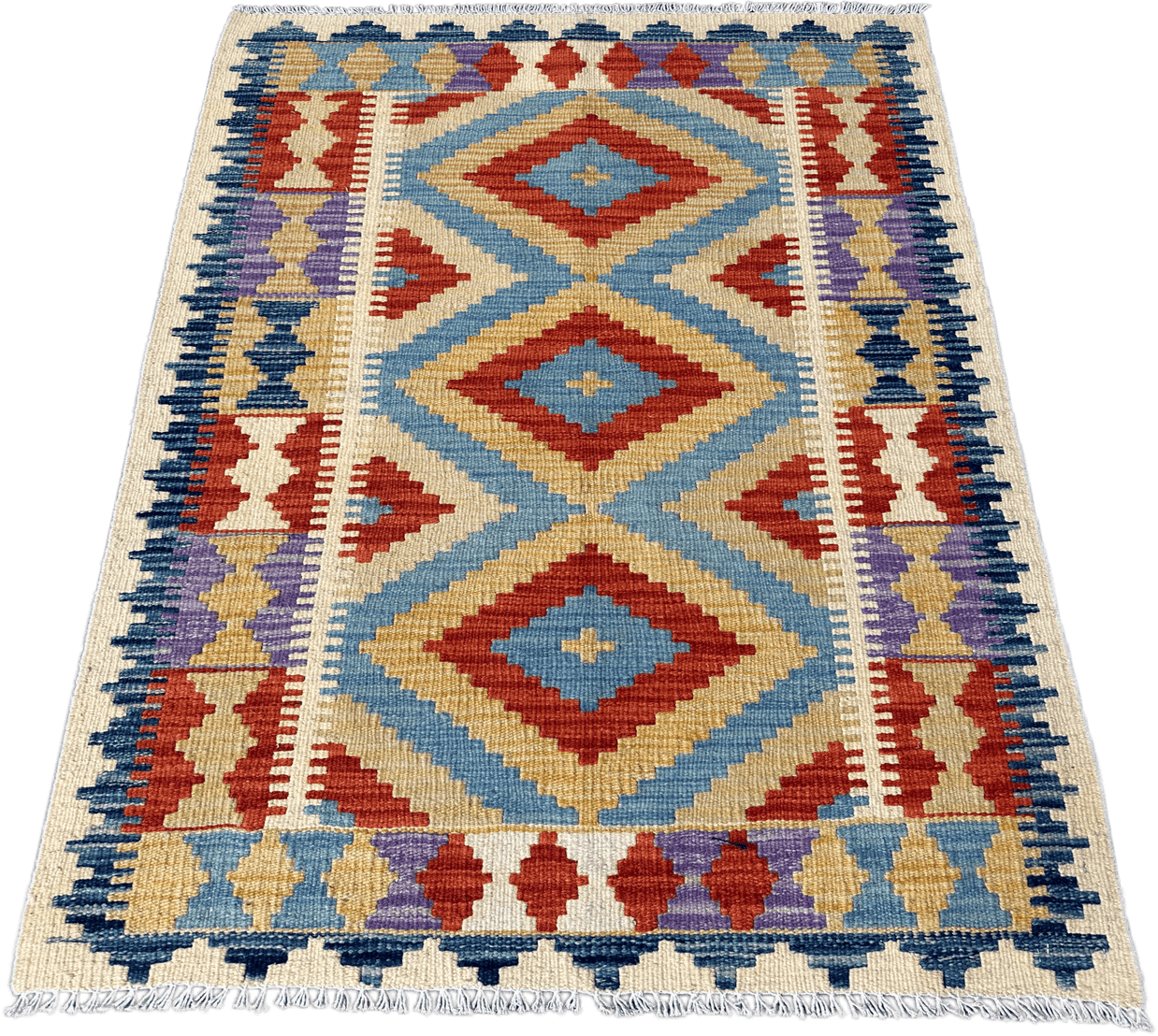 Chobi Kilim Rug - 123 cm x 87 cm