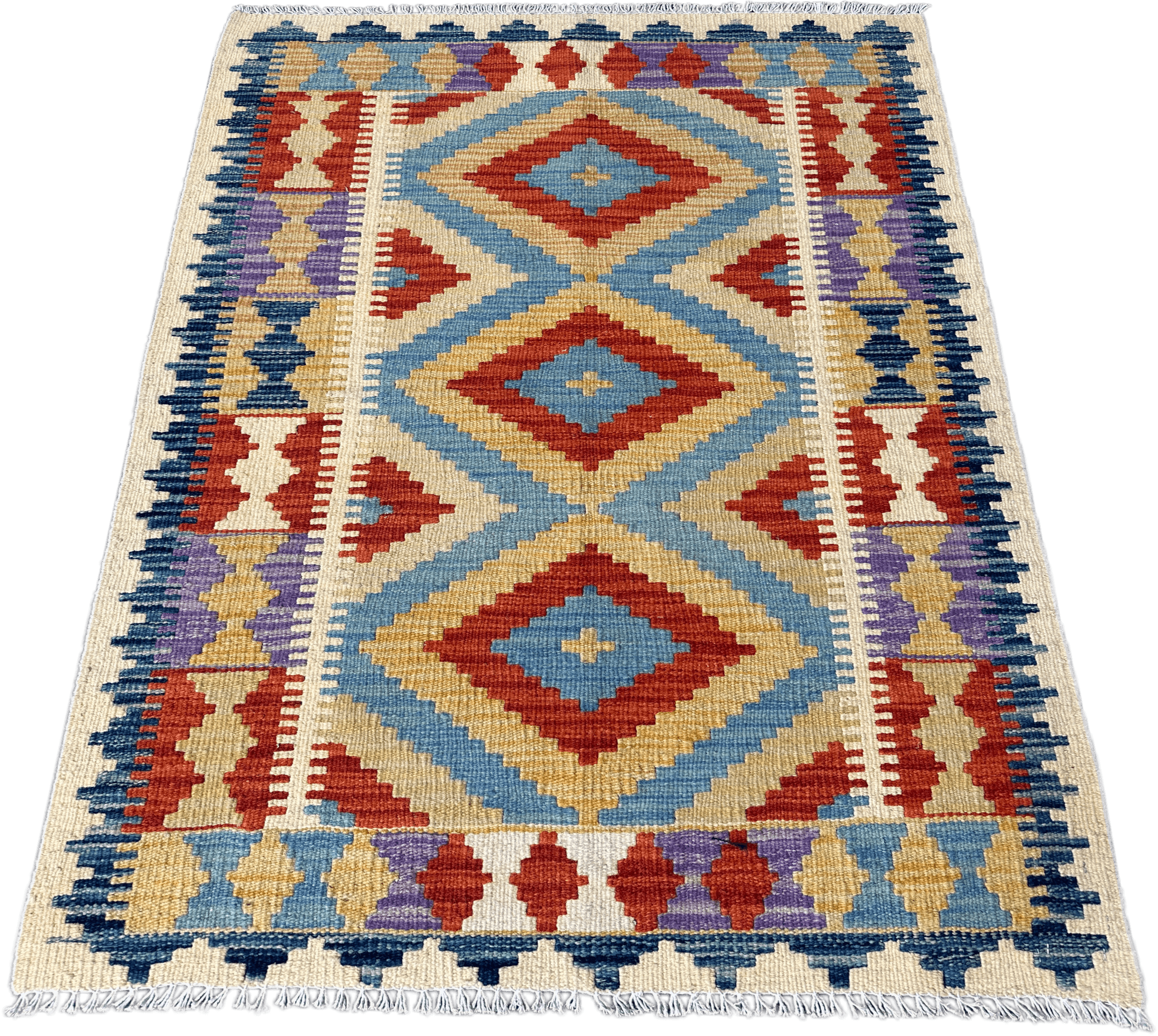 Chobi Kilim Rug - 123 cm x 87 cm