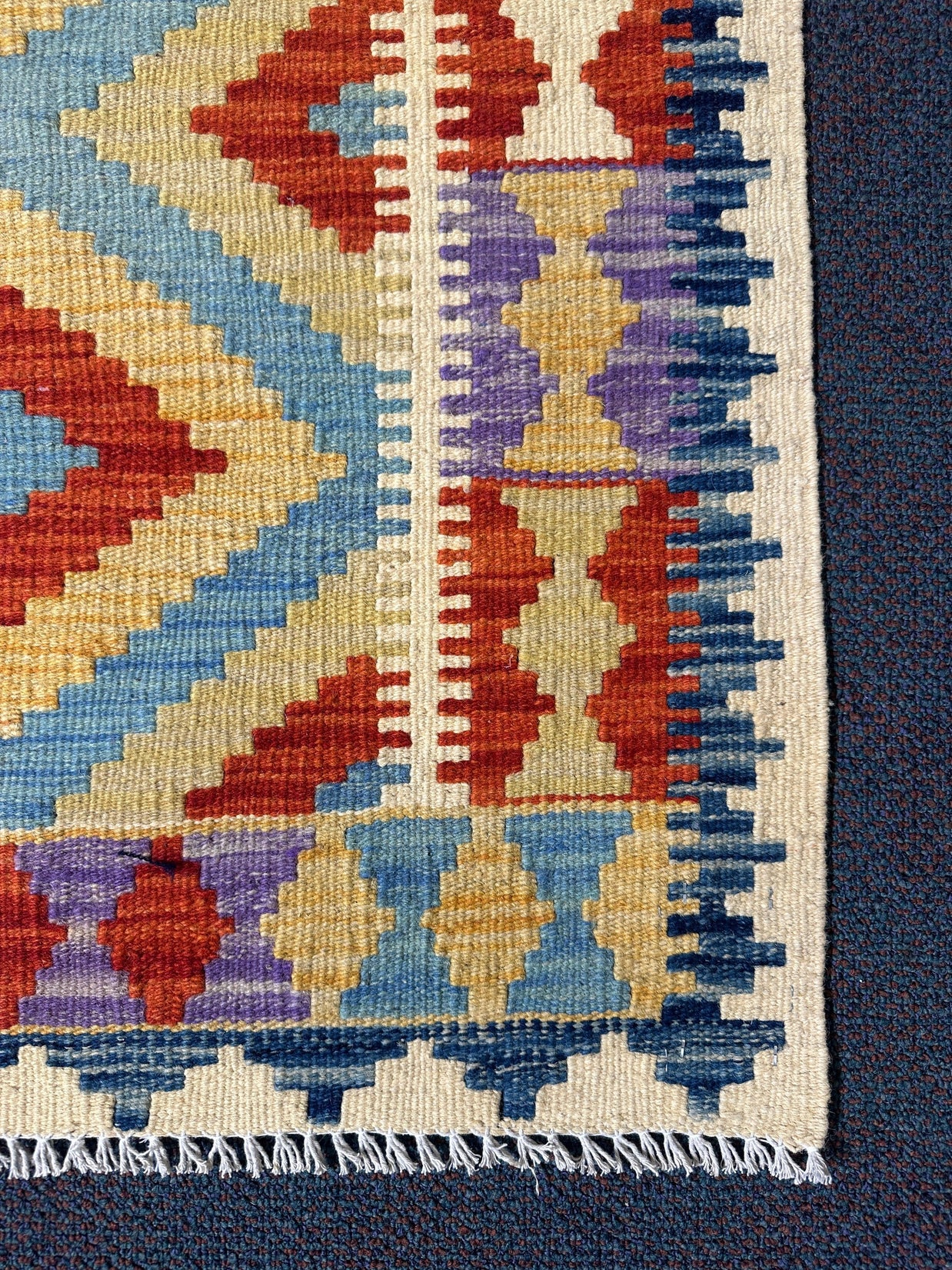 Chobi Kilim Rug - 123 cm x 87 cm
