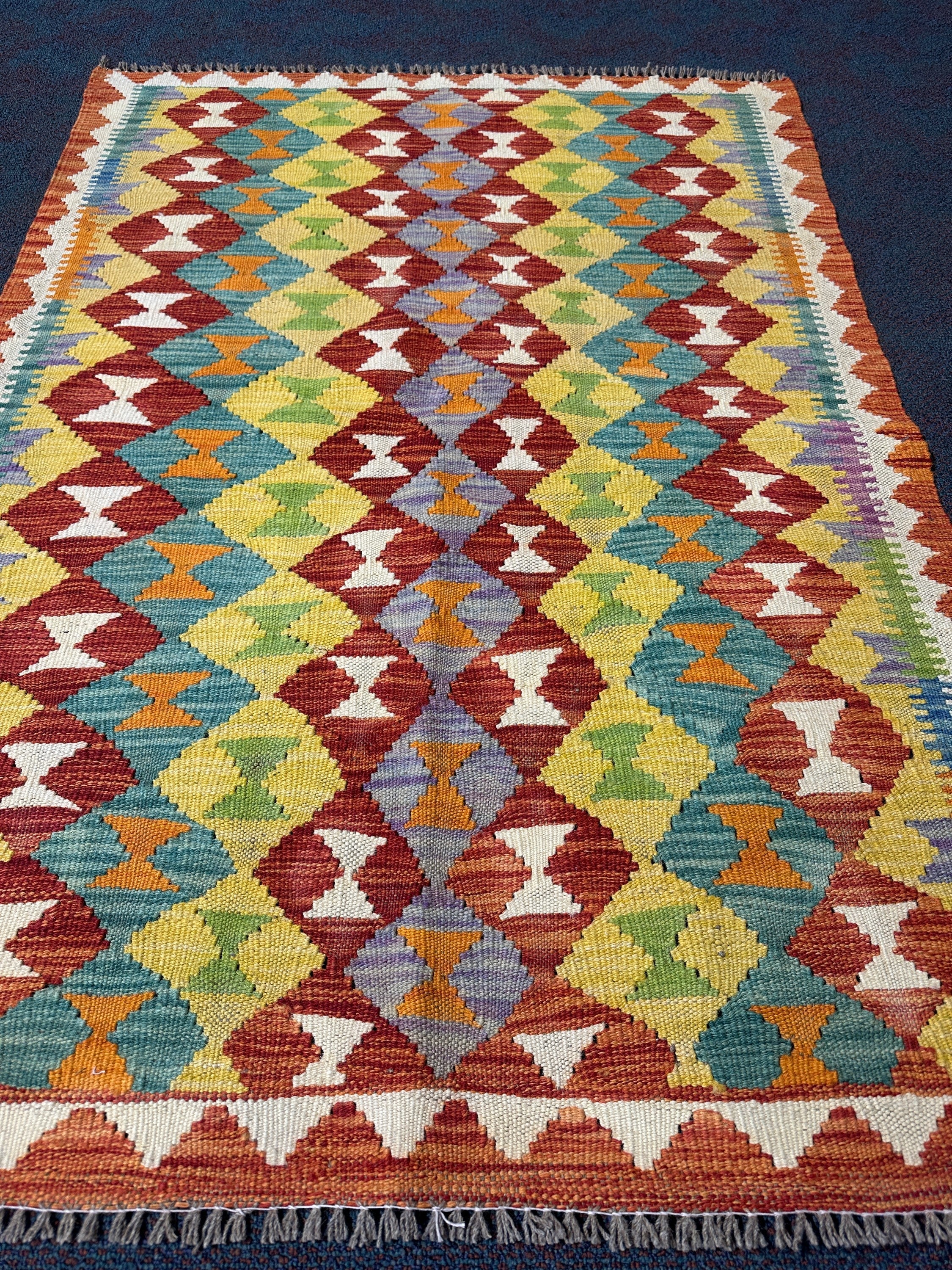 Chobi Kilim Rug - 149 cm x 103 cm