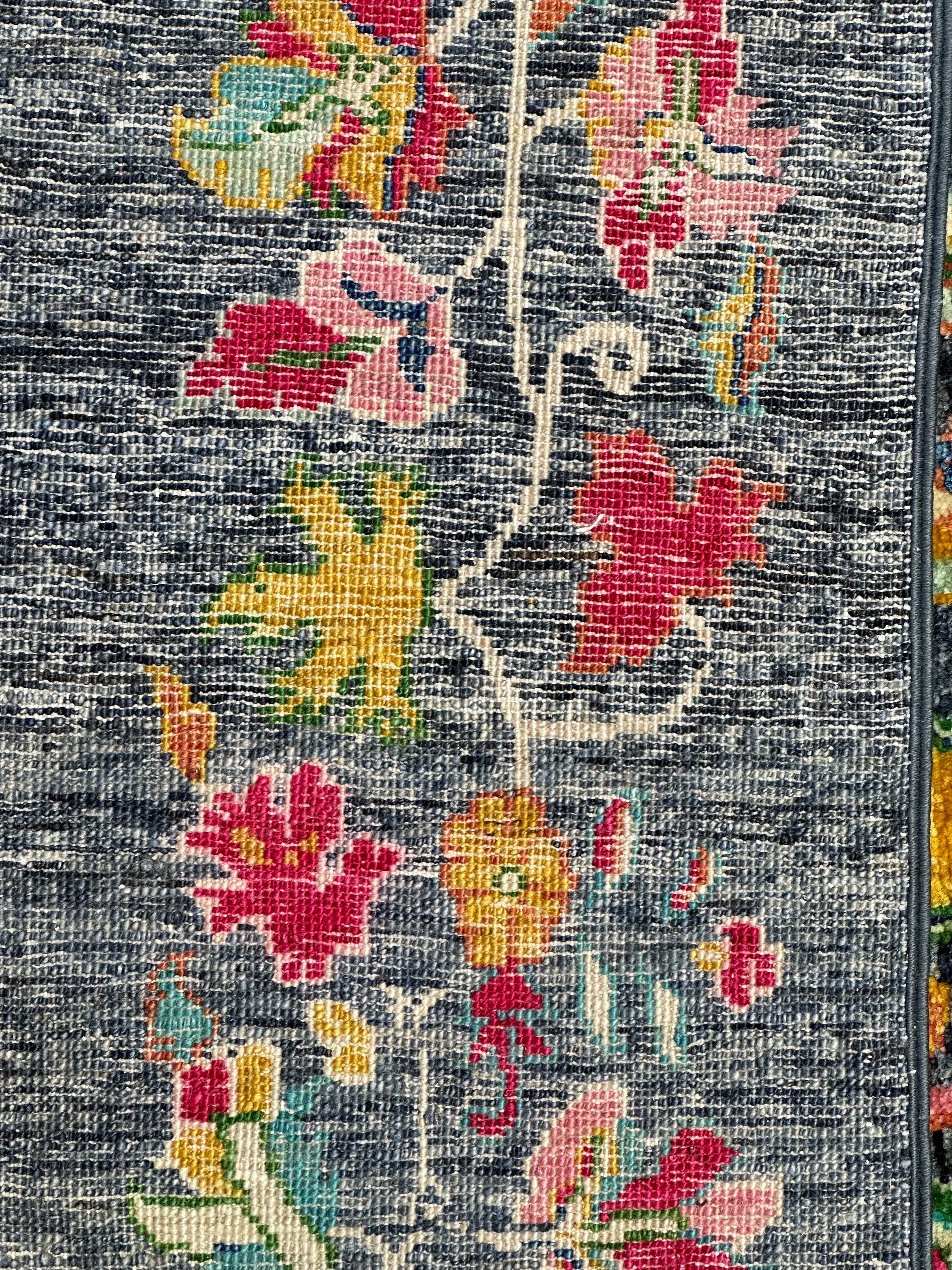 Afghan Chob Rang Natural Dye designer Handmade Rug from Afghanistan