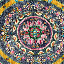 Afghan Chob Rang Natural Dye designer Handmade Rug from Afghanistan