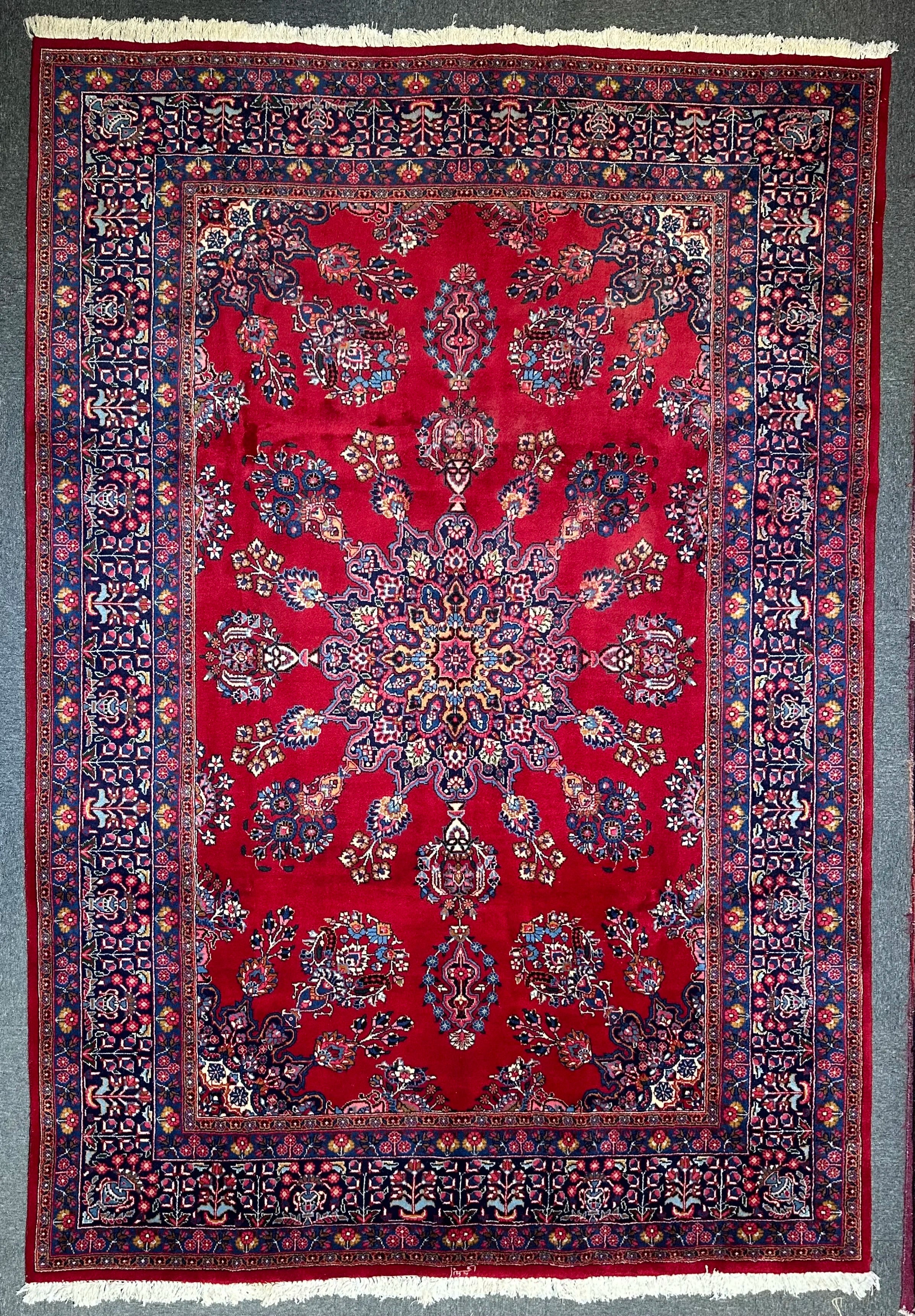 Persian Tabriz Pure Wool Pile Hand Knotted rug from Iran