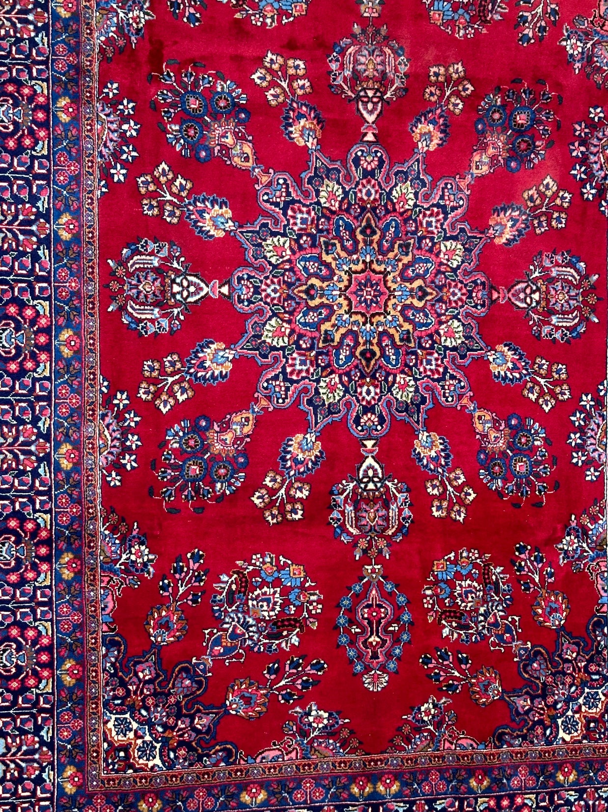 Persian Tabriz Pure Wool Pile Hand Knotted rug from Iran