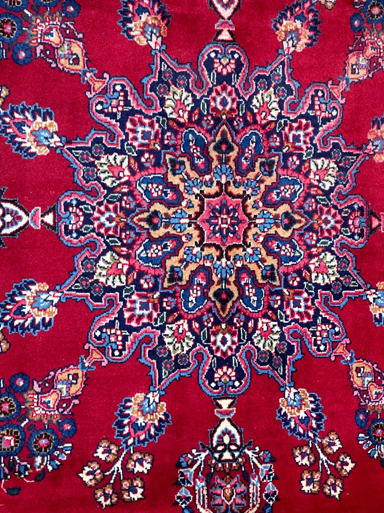 Persian Tabriz Pure Wool Pile Hand Knotted rug from Iran