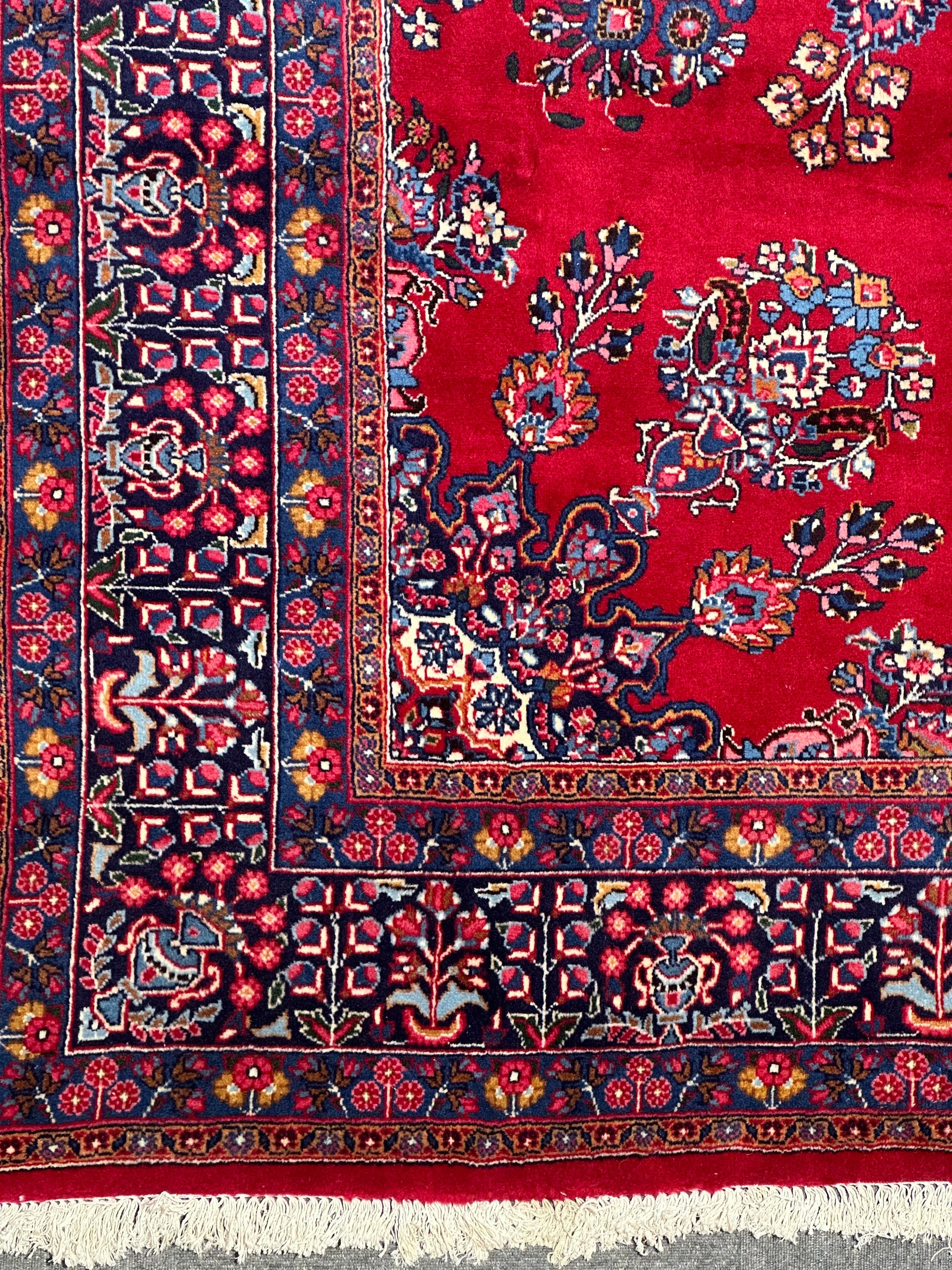 Persian Tabriz Pure Wool Pile Hand Knotted rug from Iran