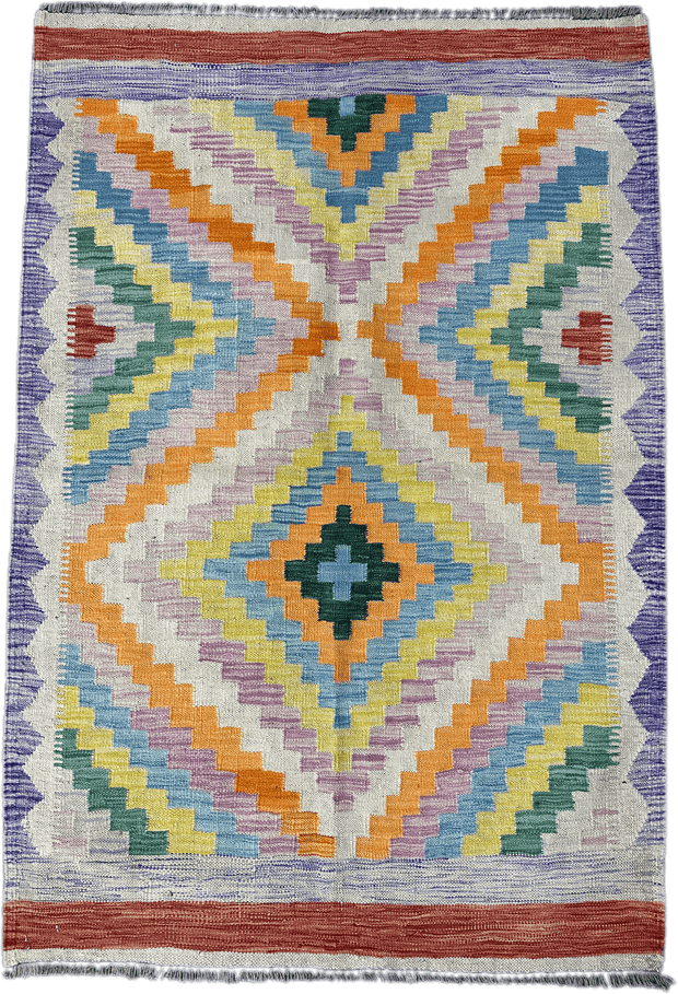 Chobi Kilim Rug - 158 cm x 108 cm