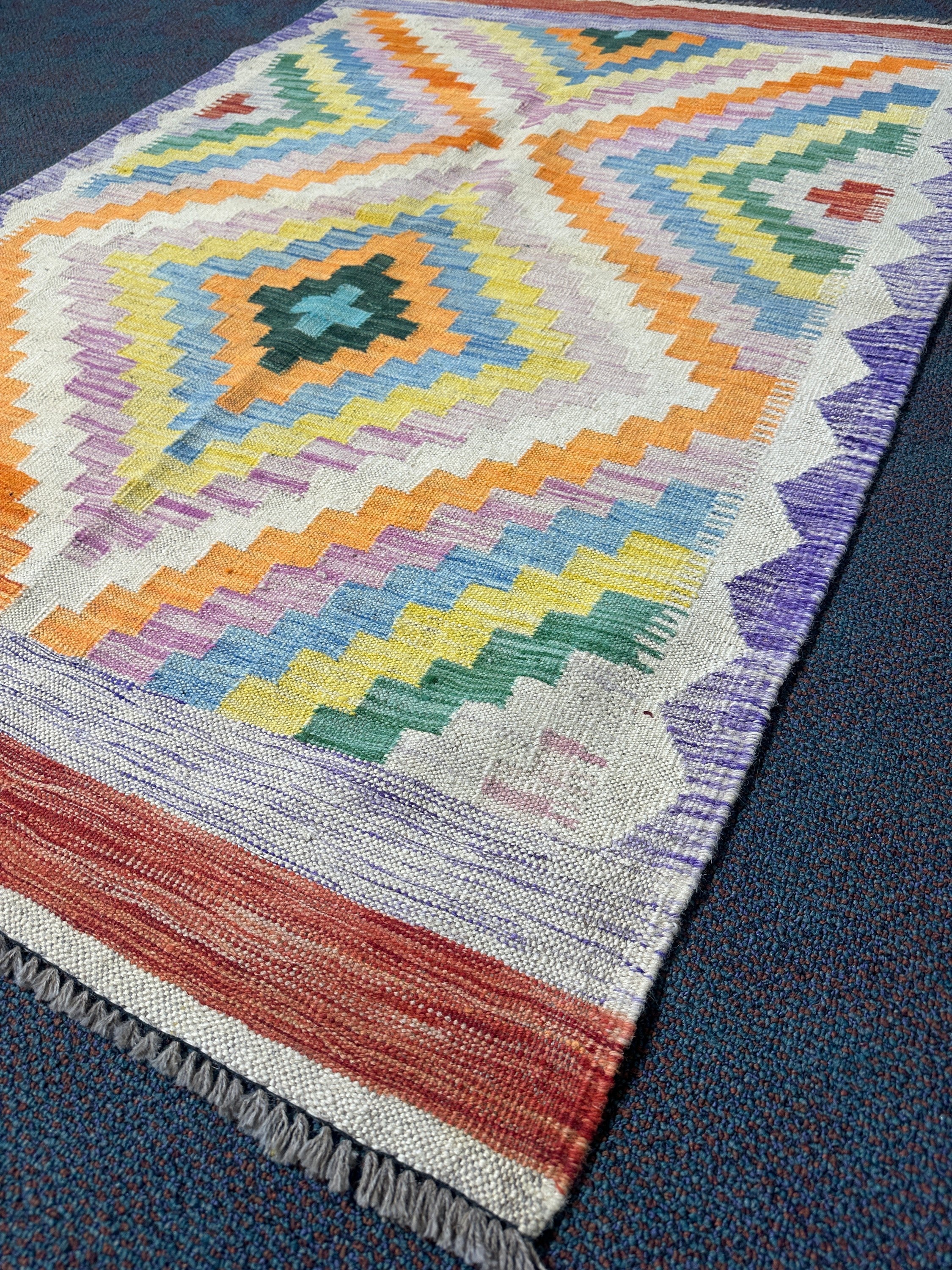 Chobi Kilim Rug - 158 cm x 108 cm