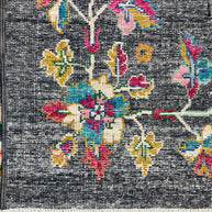 Modern Afghan Chob Rang Hand Knotted Designer Rug