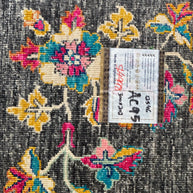 Modern Afghan Chob Rang Hand Knotted Designer Rug