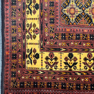 Kundz fine Afghan Hand Knotted Pure Wool Rug