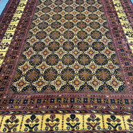 Kundz fine Afghan Hand Knotted Pure Wool Rug