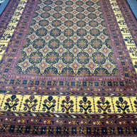 Kundz fine Afghan Hand Knotted Pure Wool Rug