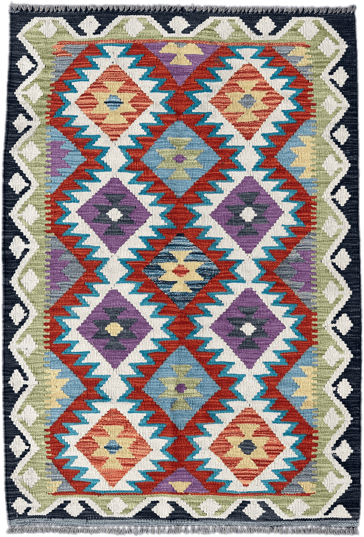 Chobi Kilim Rug - 147 cm x 100 cm