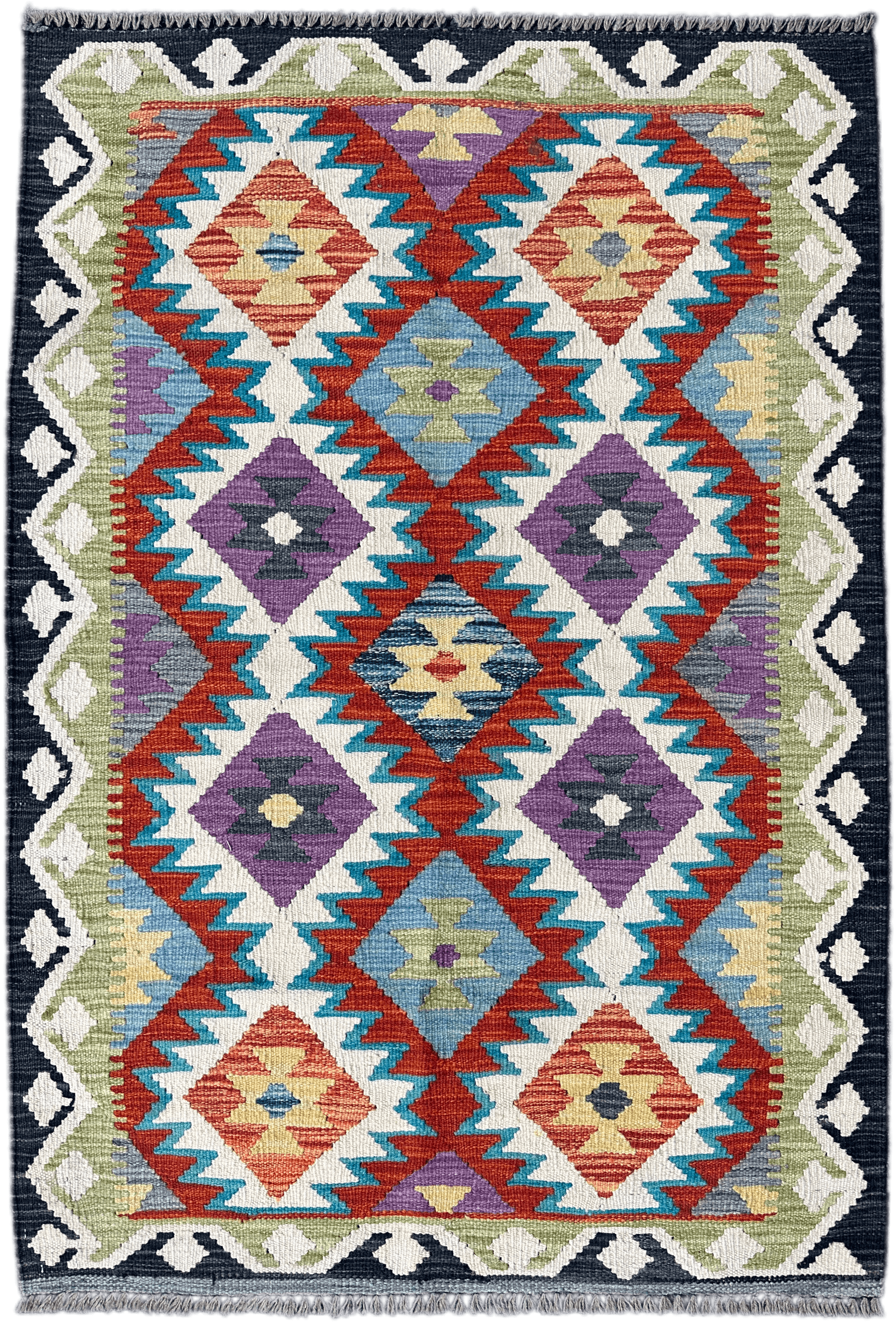 Chobi Kilim Rug - 147 cm x 100 cm