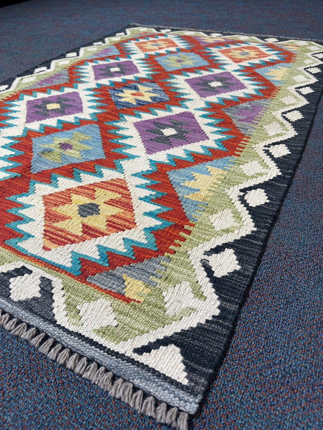 Chobi Kilim Rug - 147 cm x 100 cm