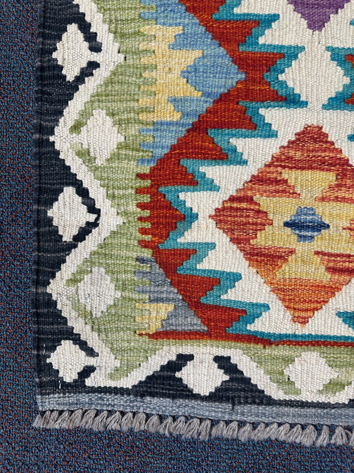 Chobi Kilim Rug - 147 cm x 100 cm
