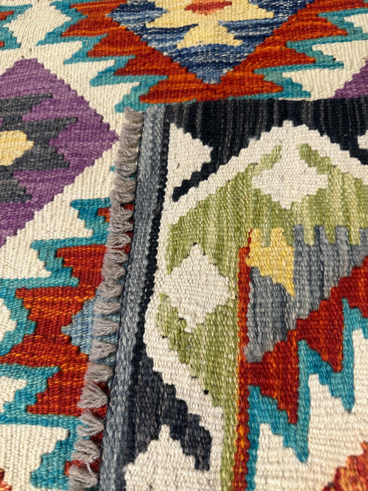 Chobi Kilim Rug - 147 cm x 100 cm