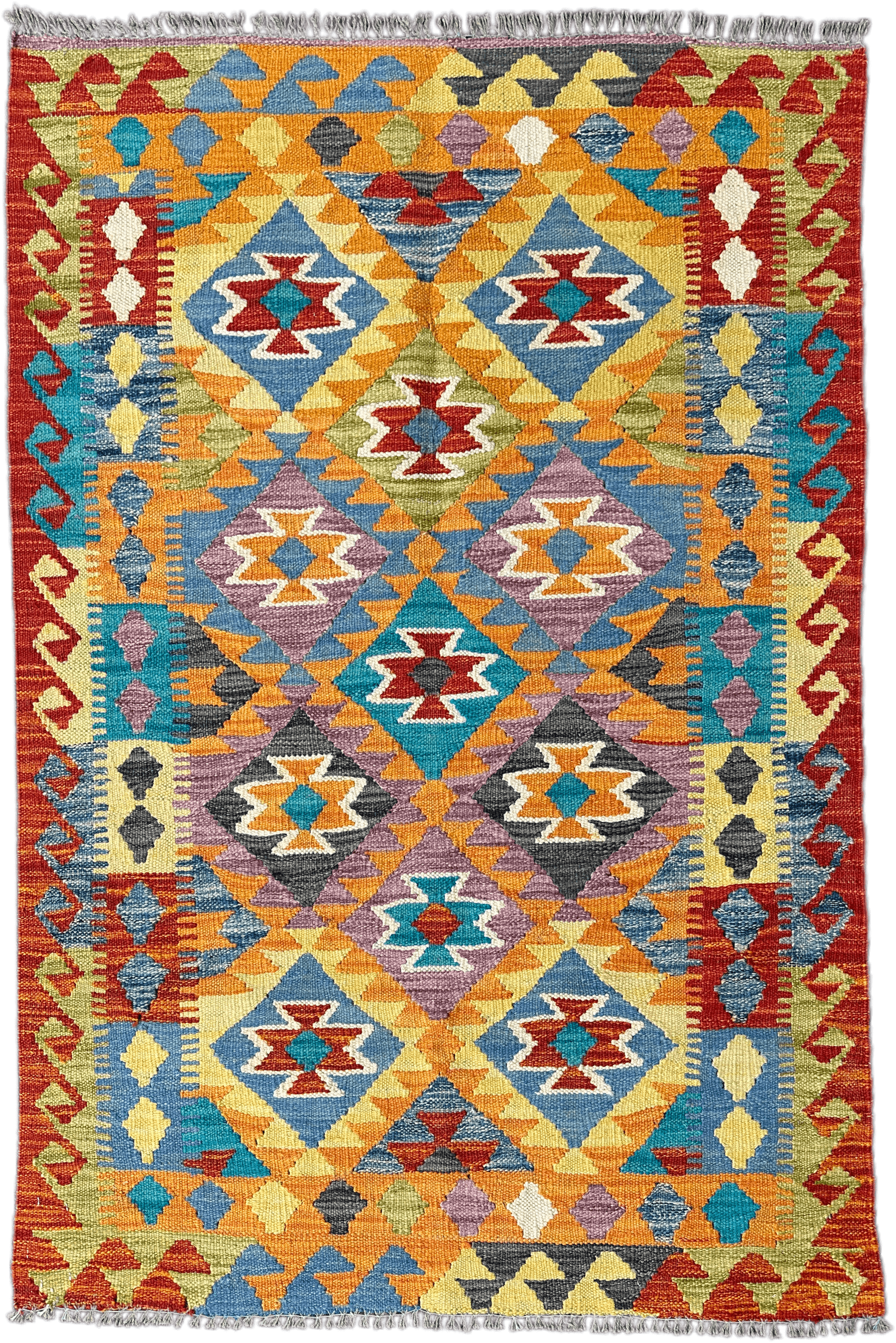 Chobi Kilim Rug - 147 cm x 100 cm