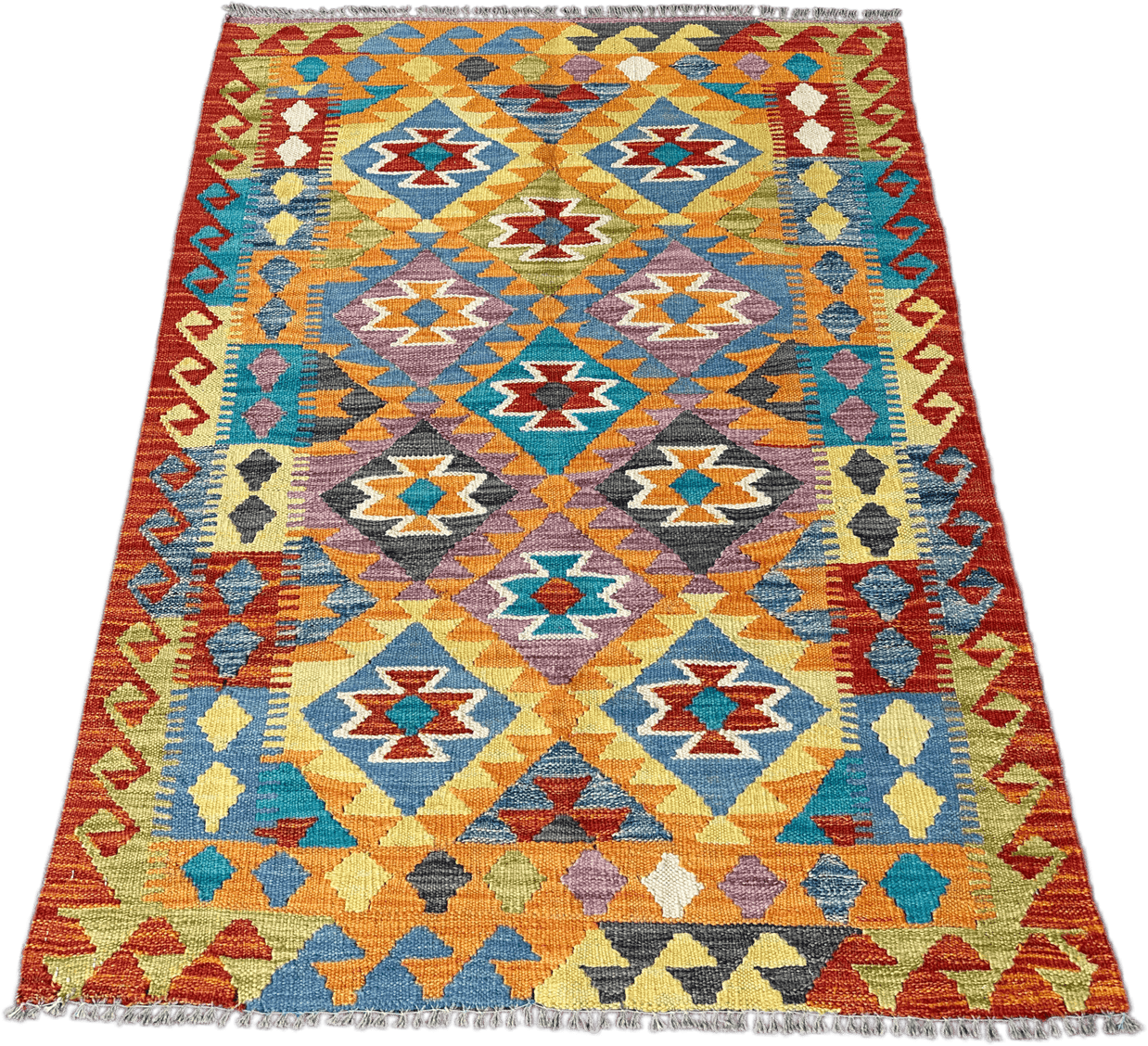 Chobi Kilim Rug - 147 cm x 100 cm
