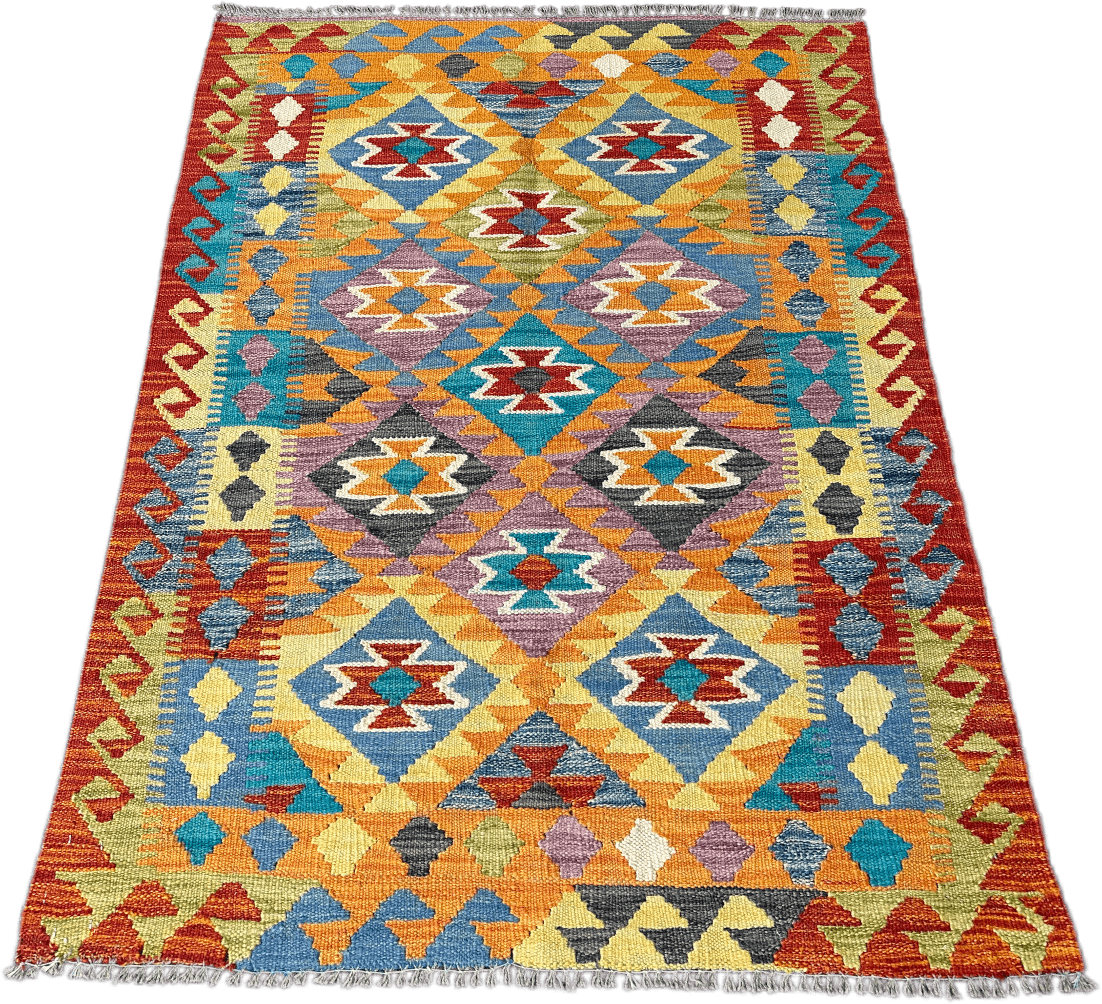 Chobi Kilim Rug - 147 cm x 100 cm