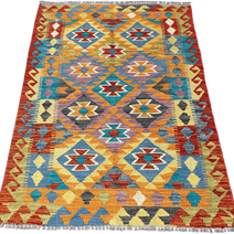 Chobi Kilim Rug - 147 cm x 100 cm