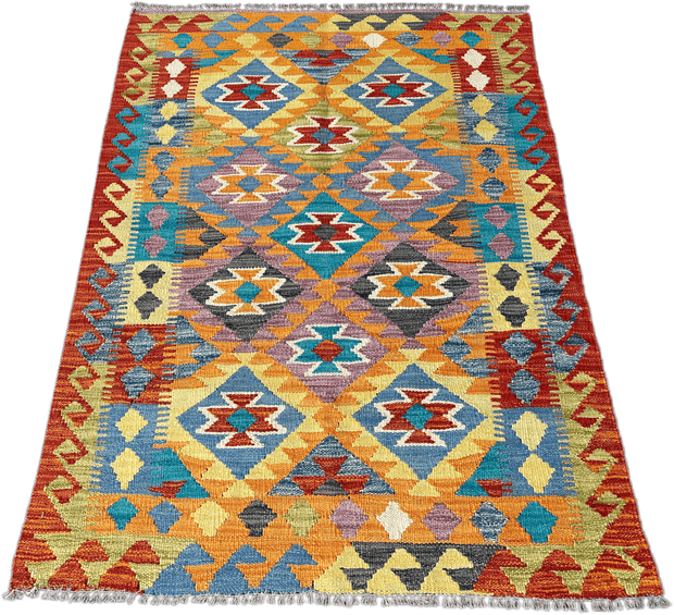 Chobi Kilim Rug - 147 cm x 100 cm