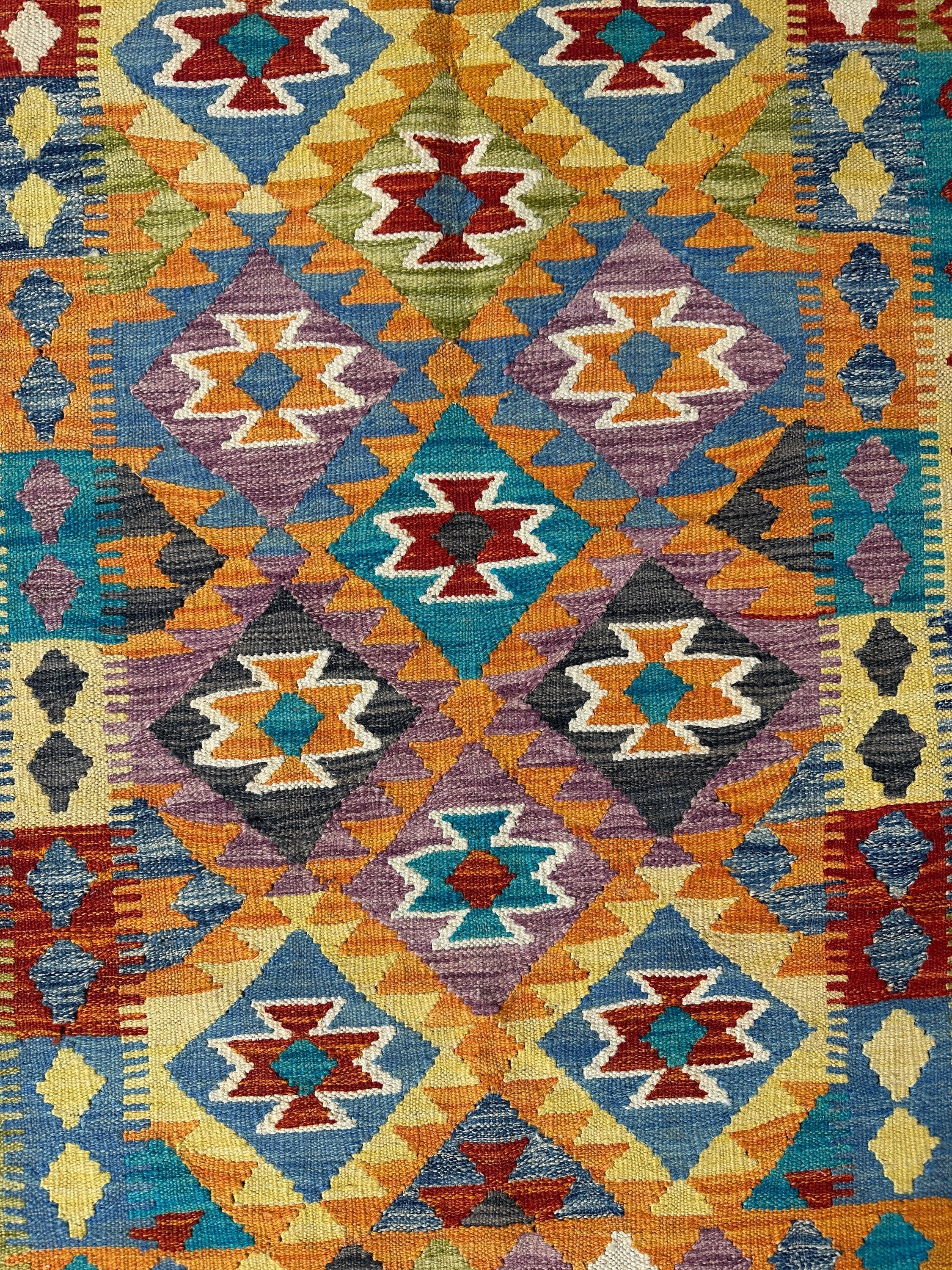 Chobi Kilim Rug - 147 cm x 100 cm