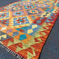 Chobi Kilim Rug - 147 cm x 100 cm