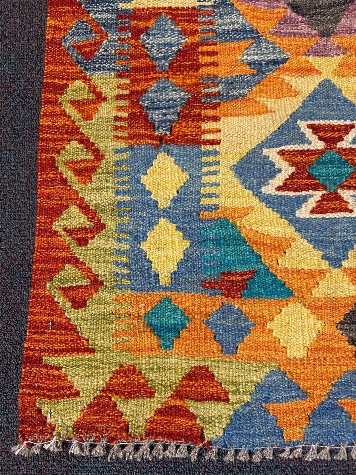 Chobi Kilim Rug - 147 cm x 100 cm